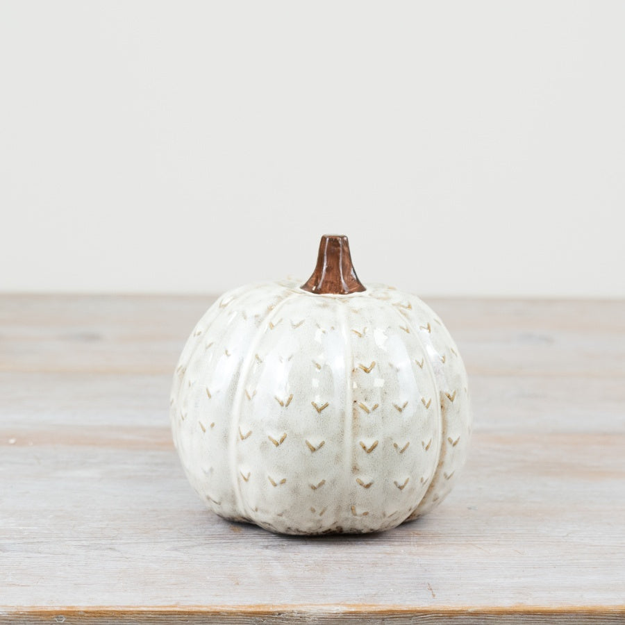 Set of 2 Embossed Pumpkins