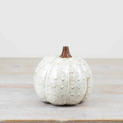 Set of 2 Embossed Pumpkins