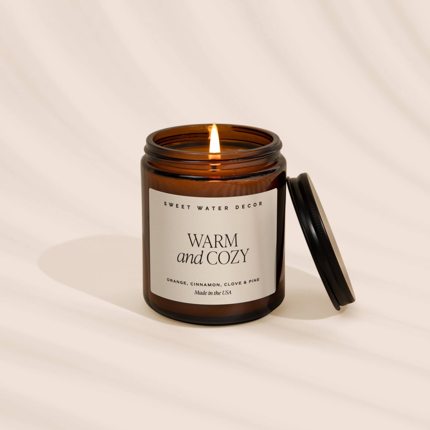 Warm and Cozy Amber Candle