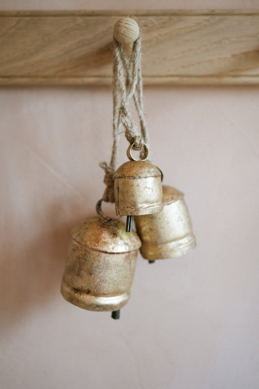 Set of 3 Brass Bells