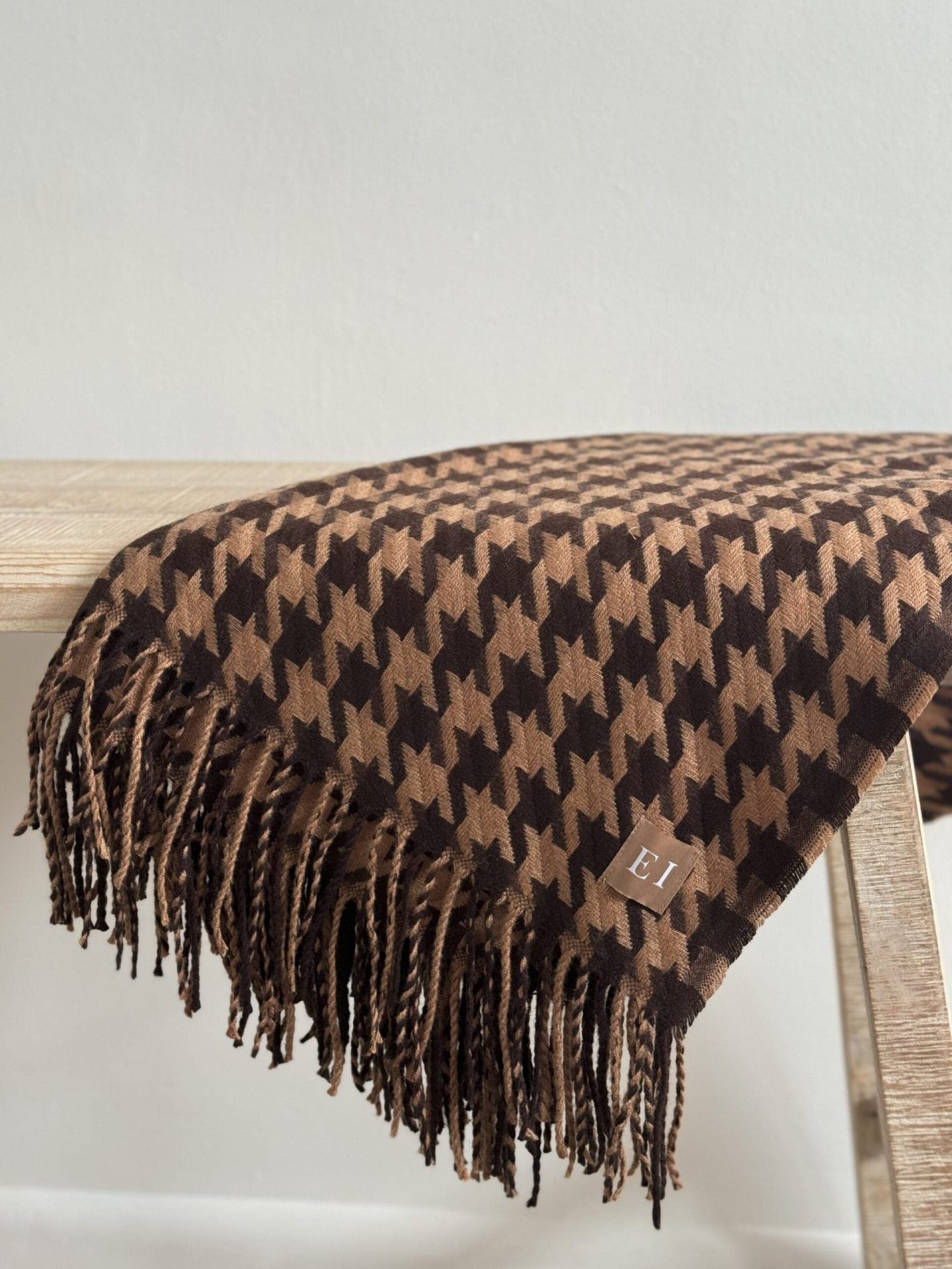 Brown and Rust Throw
