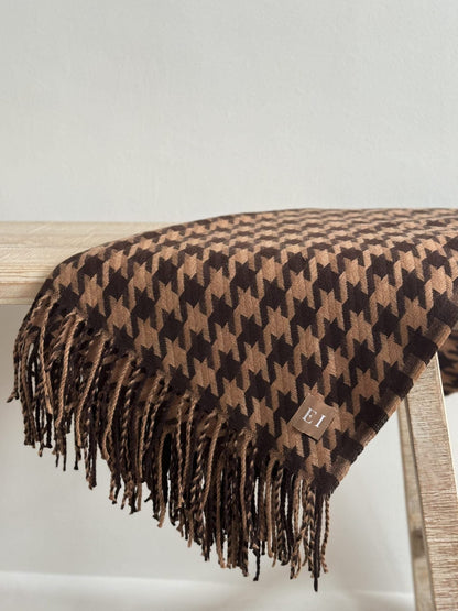 Brown and Rust Throw
