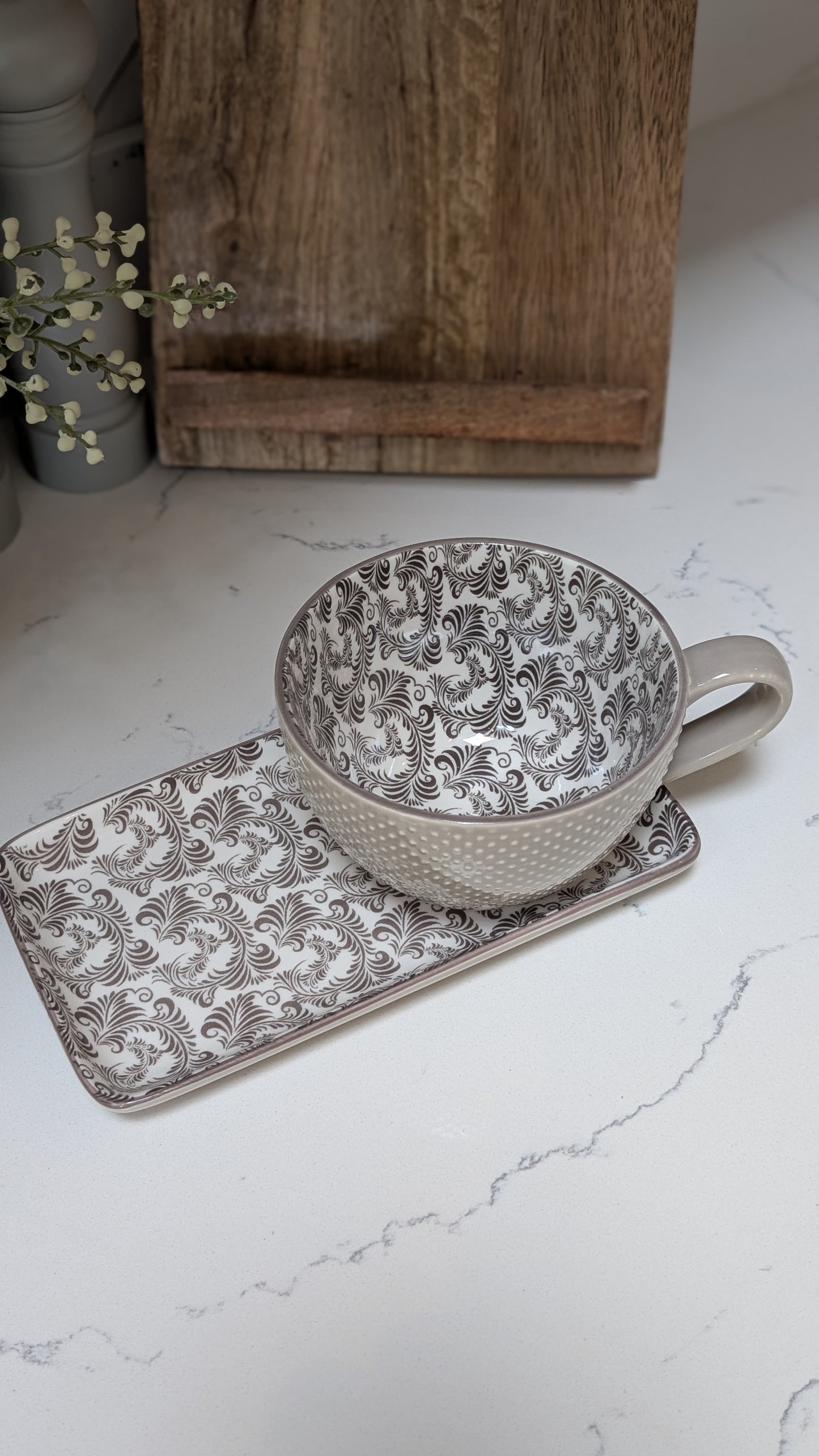 Mocca Patterned Plate