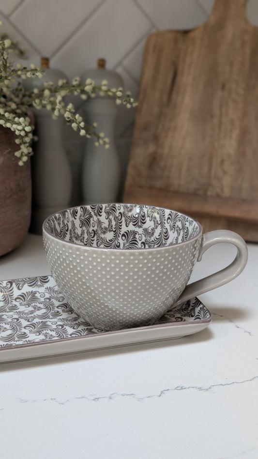 Mocca Patterned Cup