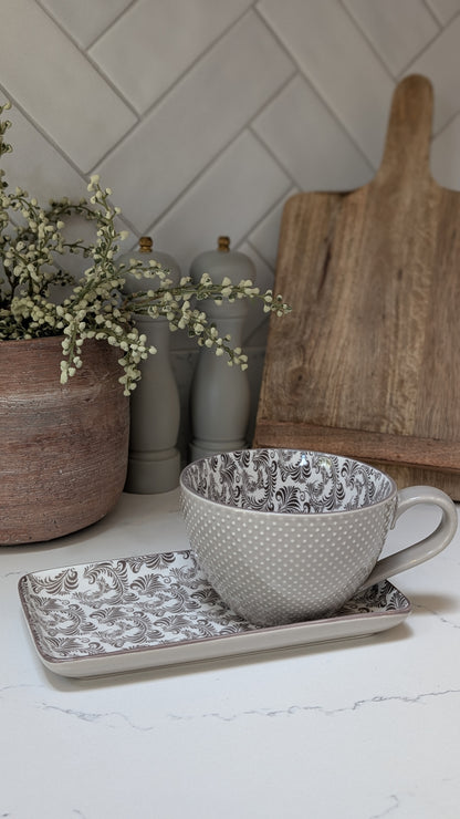 Mocca Patterned Cup