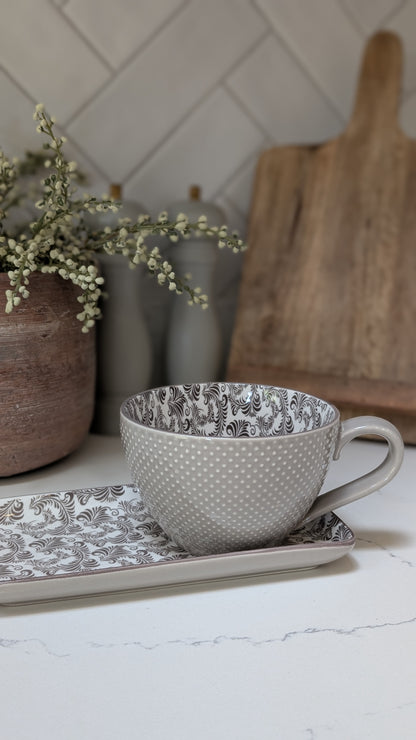 Mocca Patterned Cup