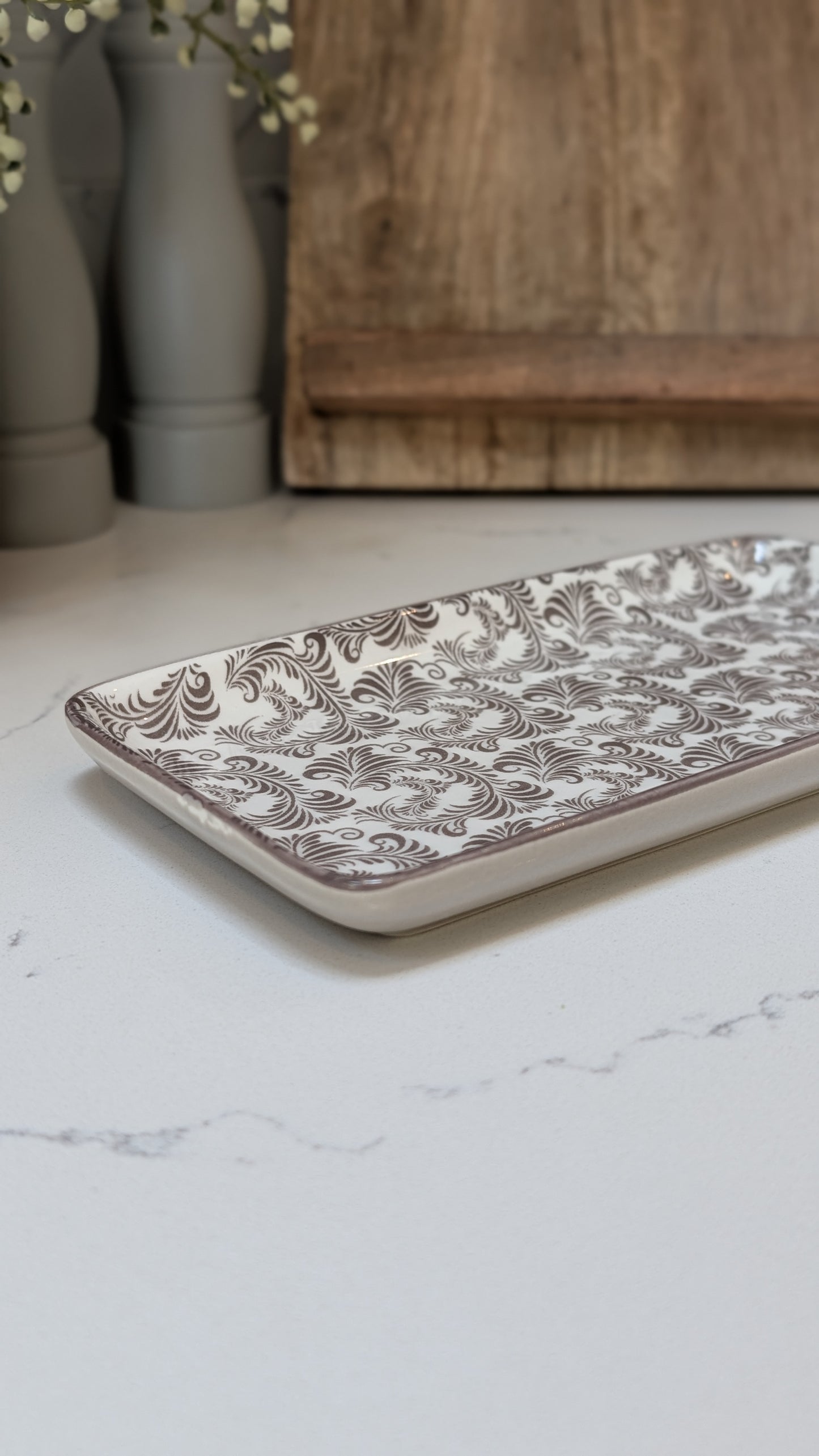 Mocca Patterned Plate