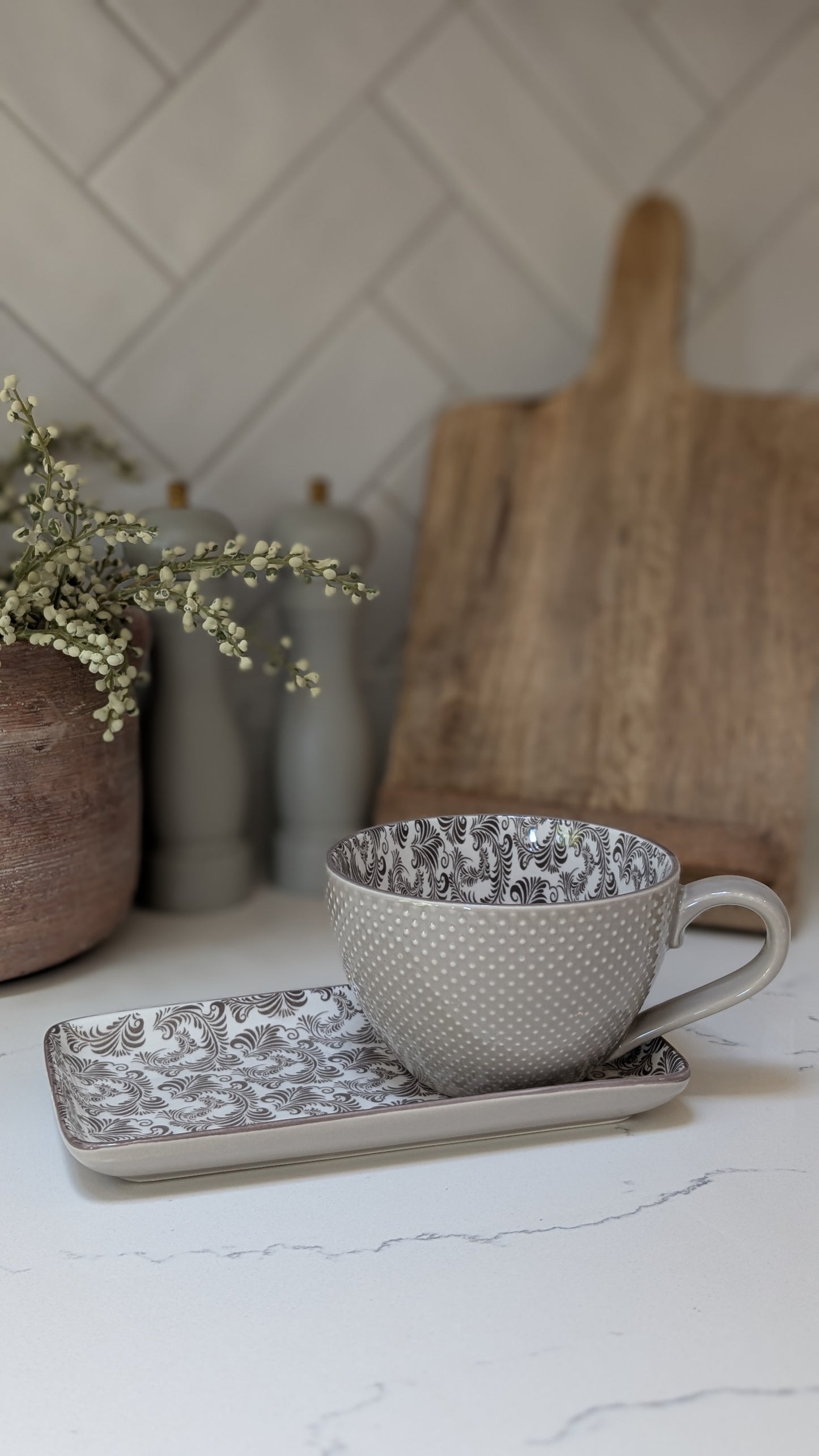 Mocca Patterned Plate