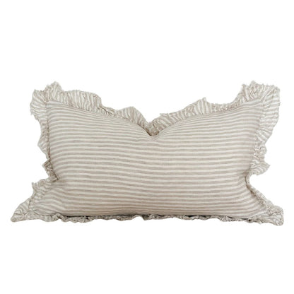 Natural Stripe Cushion Cover