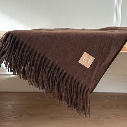 Dark Brown Throw