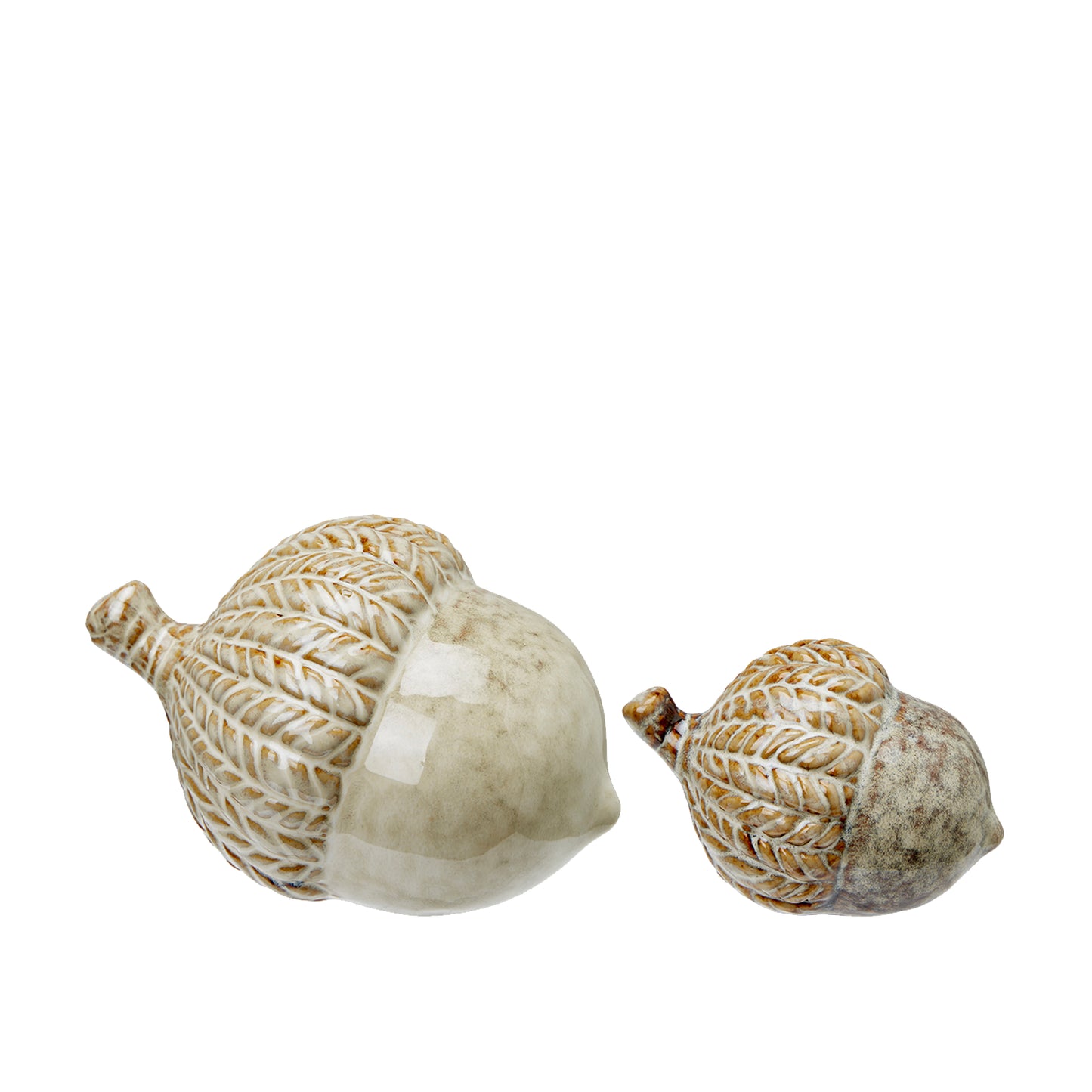 Set of 2 Glazed Acorns