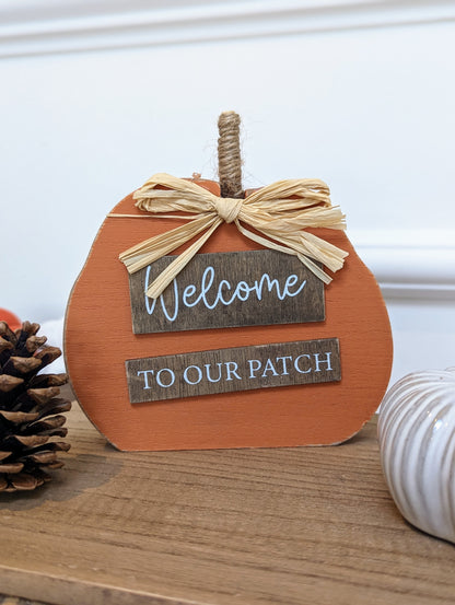 Wooden Pumpkin Blocks