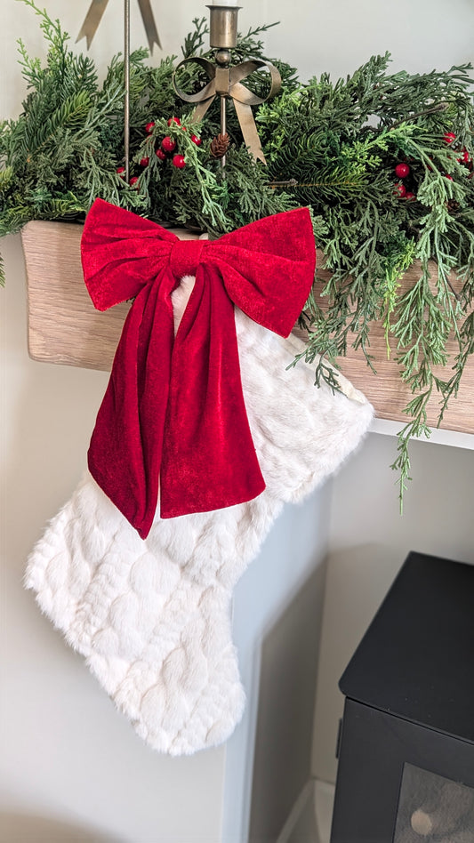 Red Velvet Bow