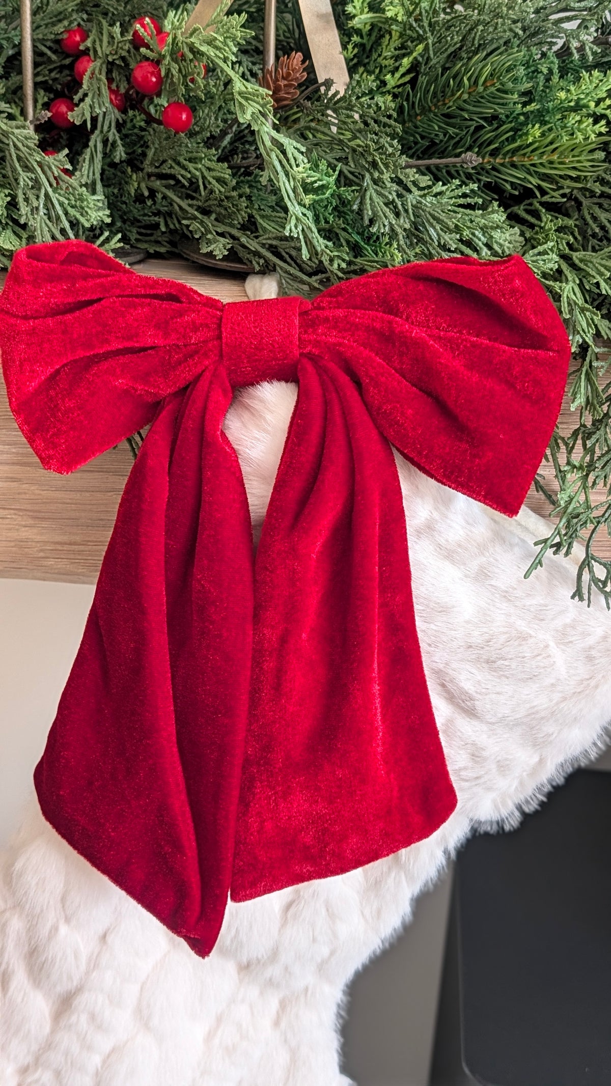 Red Velvet Bow
