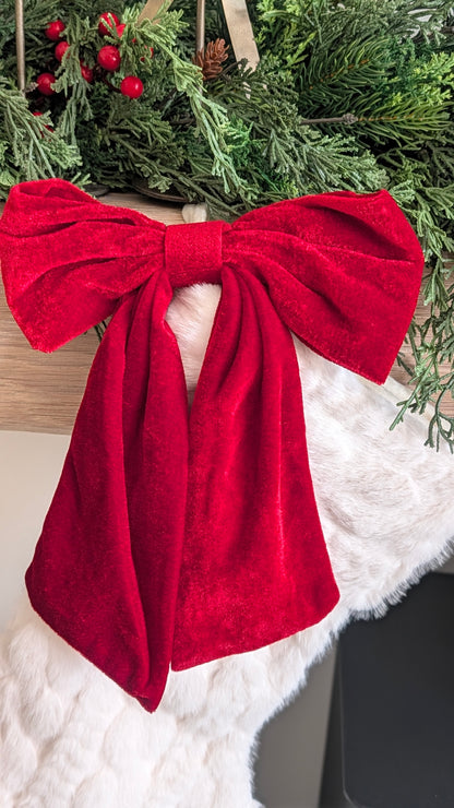Red Velvet Bow