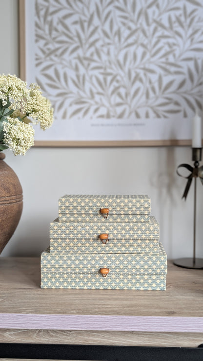Set of 3 Bamboo Boxes