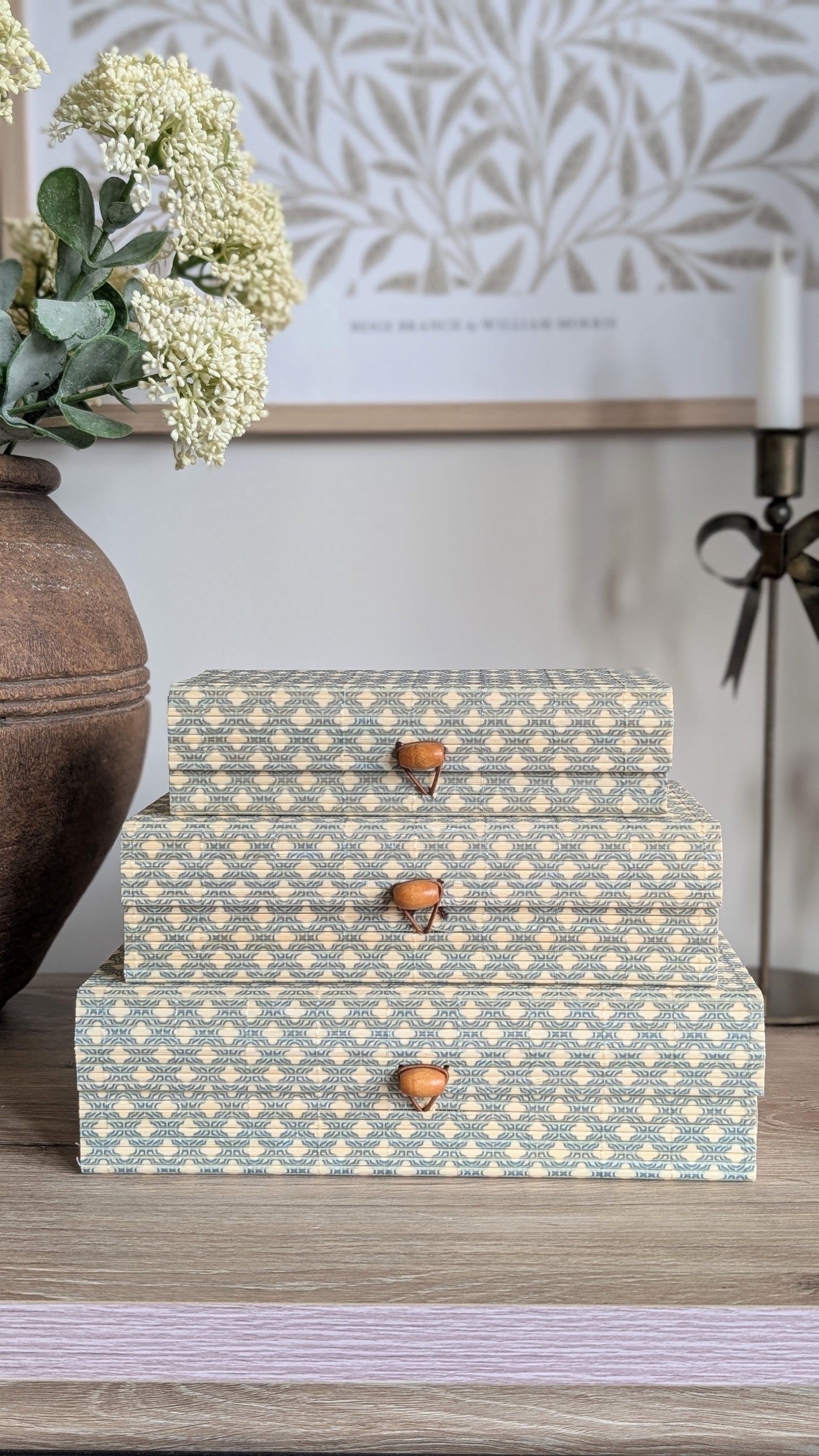 Set of 3 Bamboo Boxes