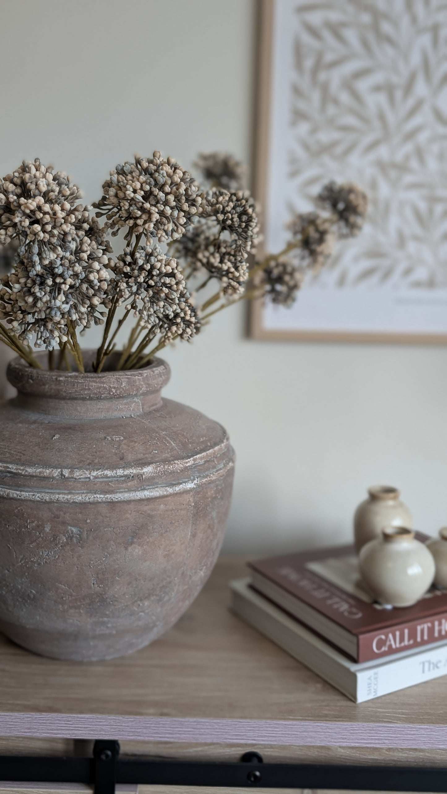 Brown Allium Spray