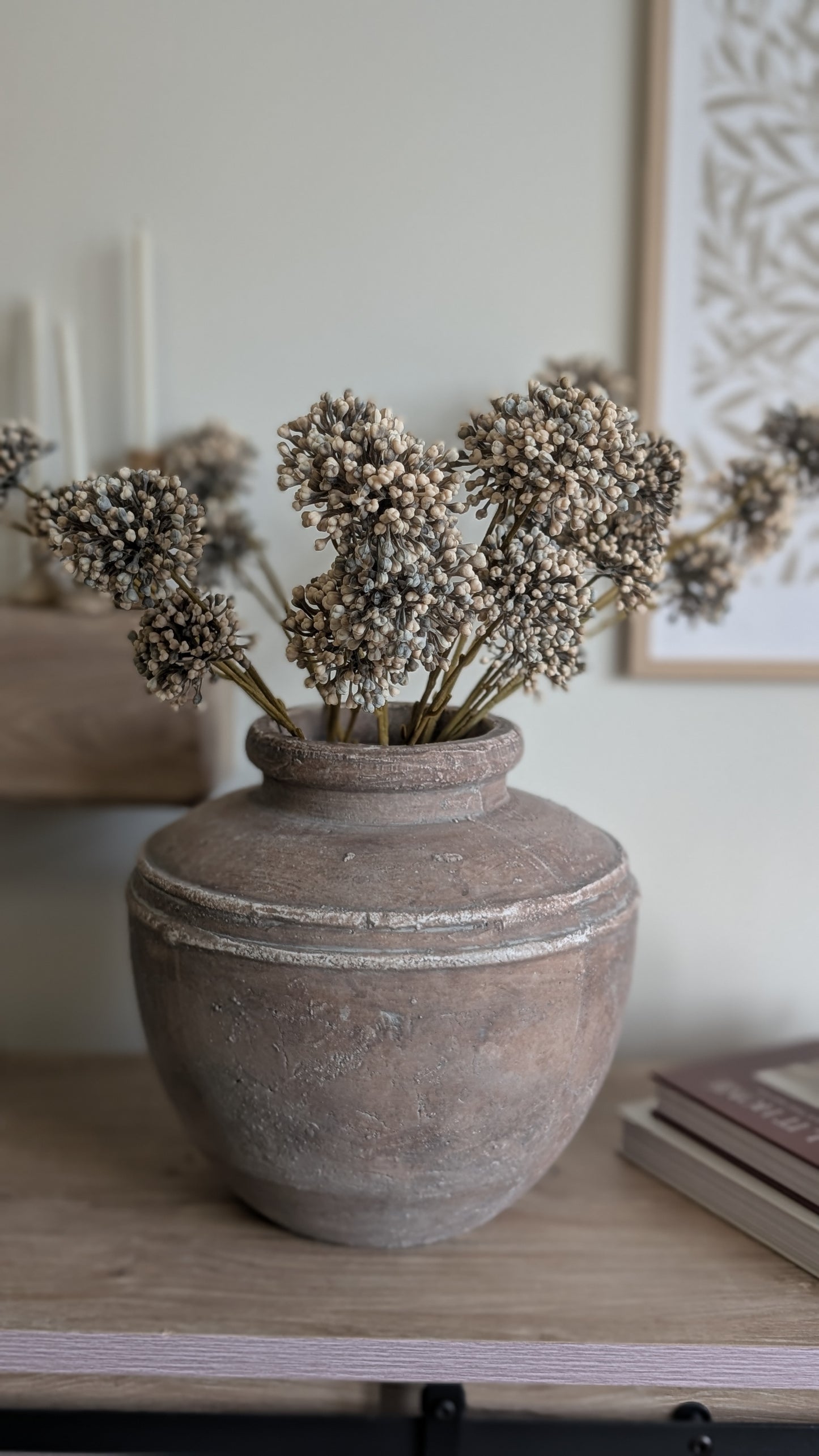 Brown Allium Spray