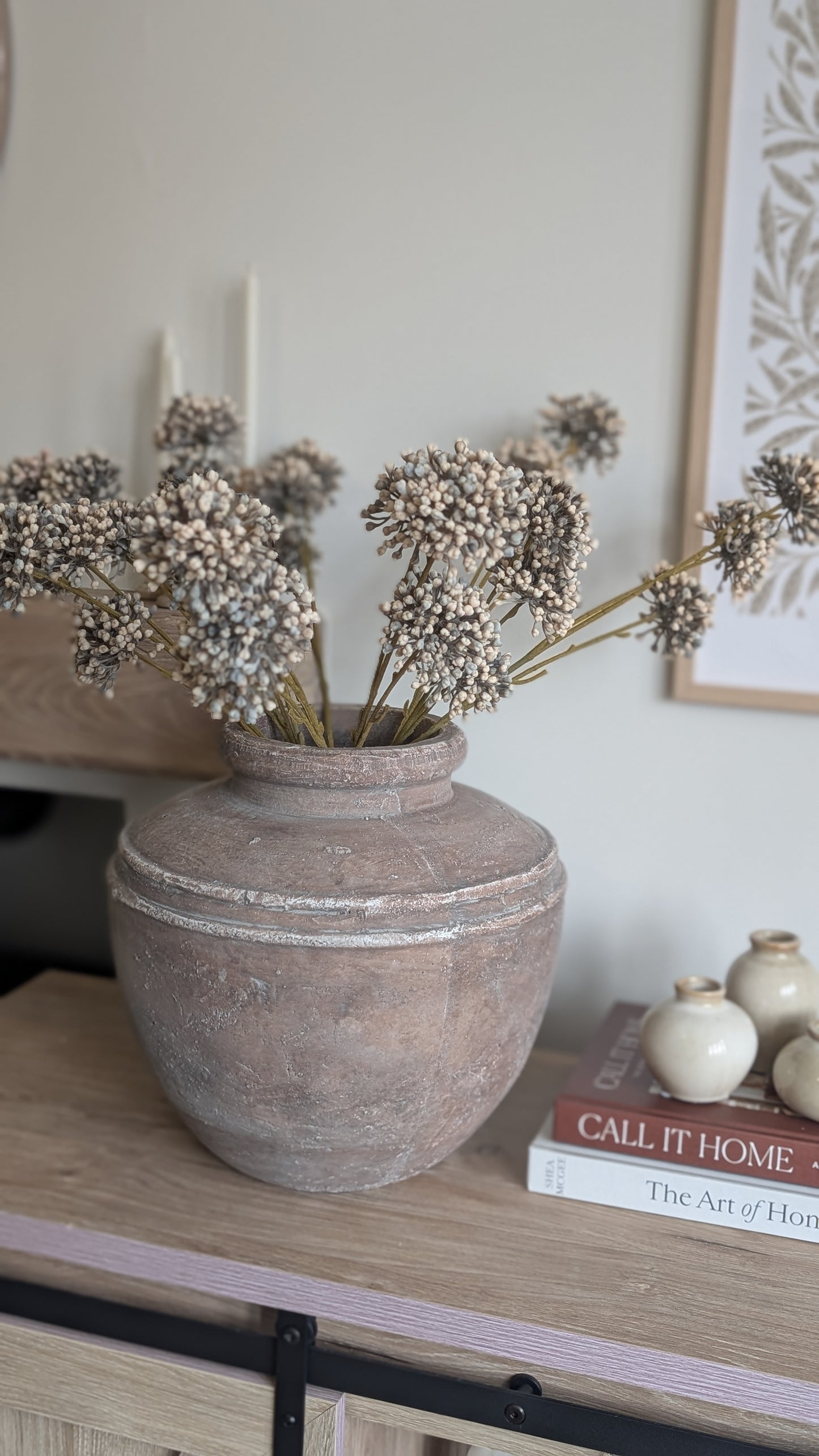 Brown Allium Spray