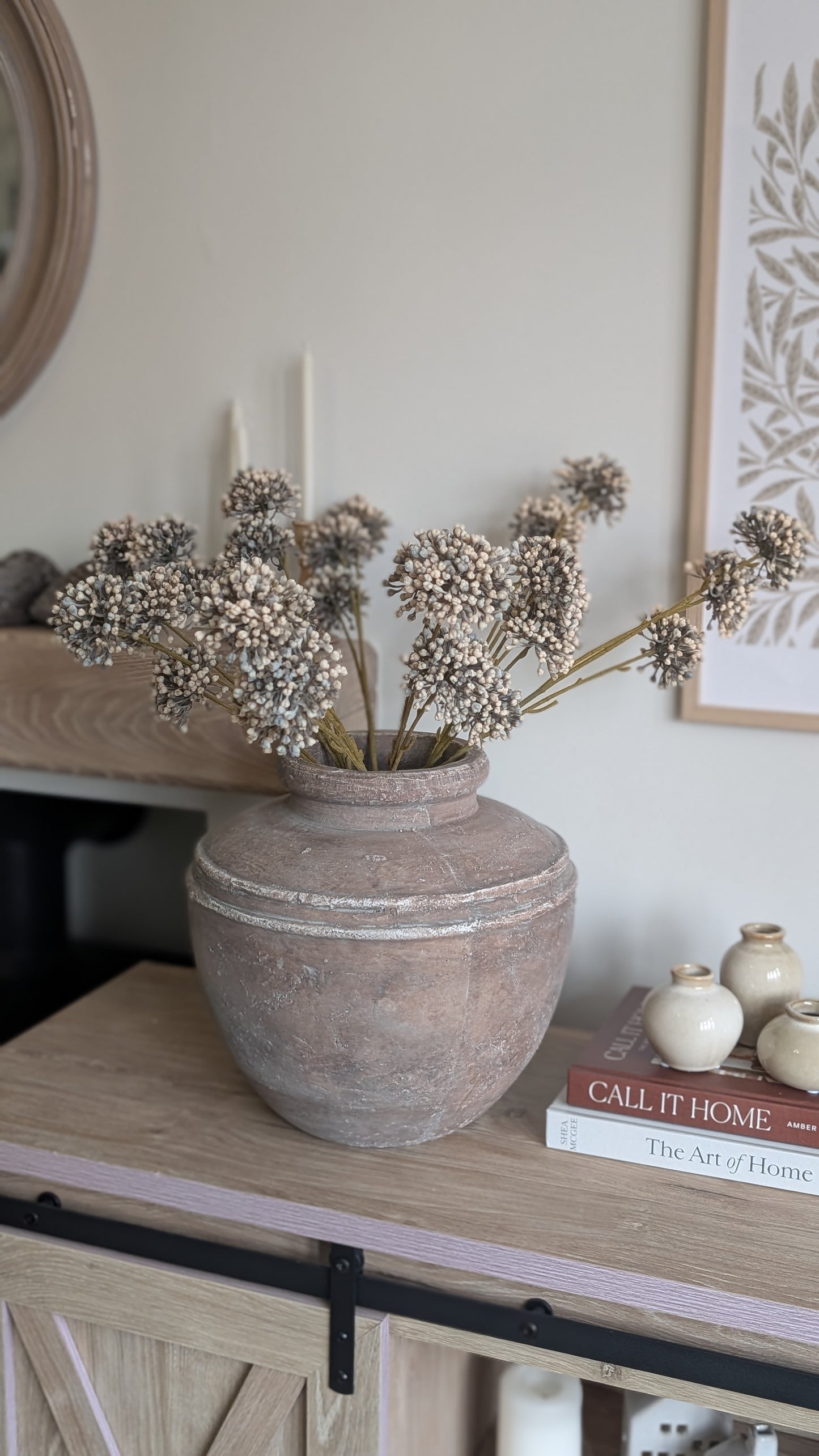 Brown Allium Spray