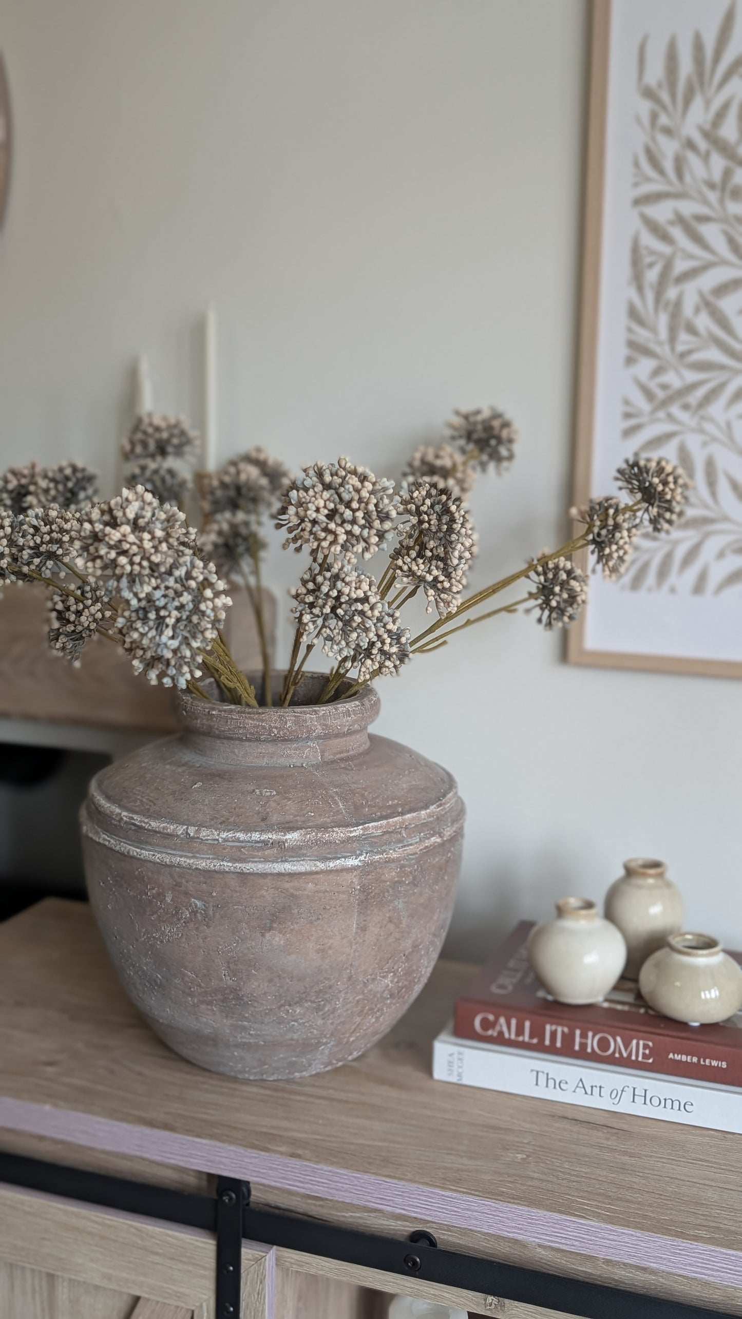 Brown Allium Spray