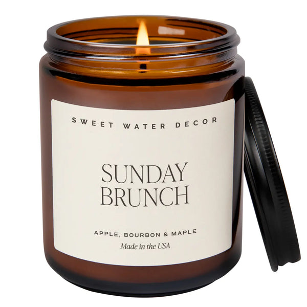 Sunday Brunch Amber Jar Candle