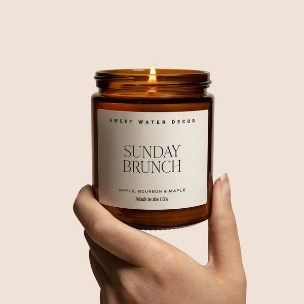 Sunday Brunch Amber Jar Candle