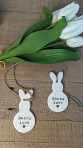 Ceramic Bunny Hanger