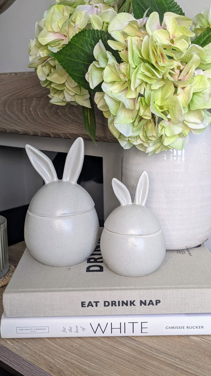 Speckled Ceramic Bunny Pots