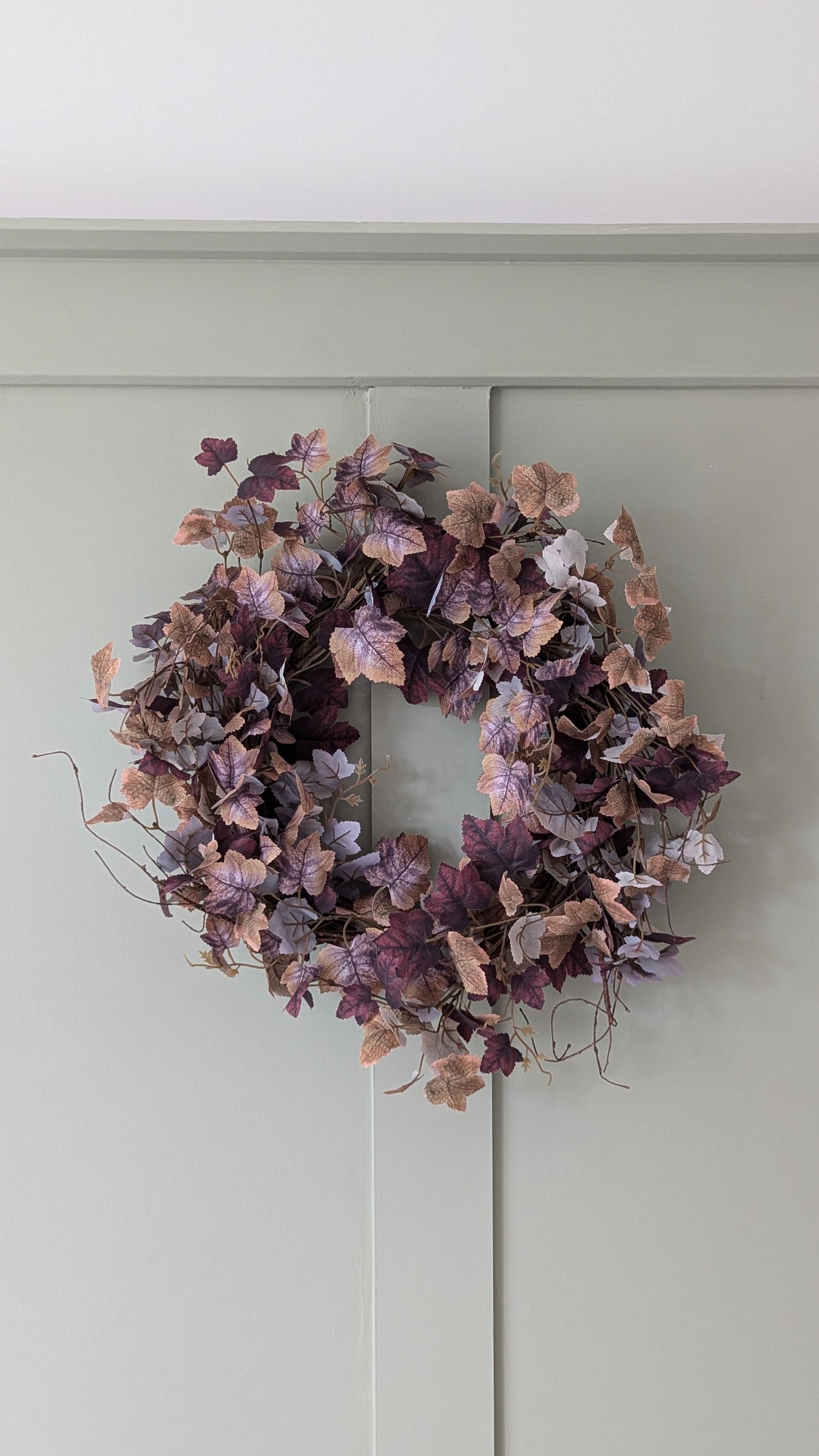 Burgundy Autumnal Wreath