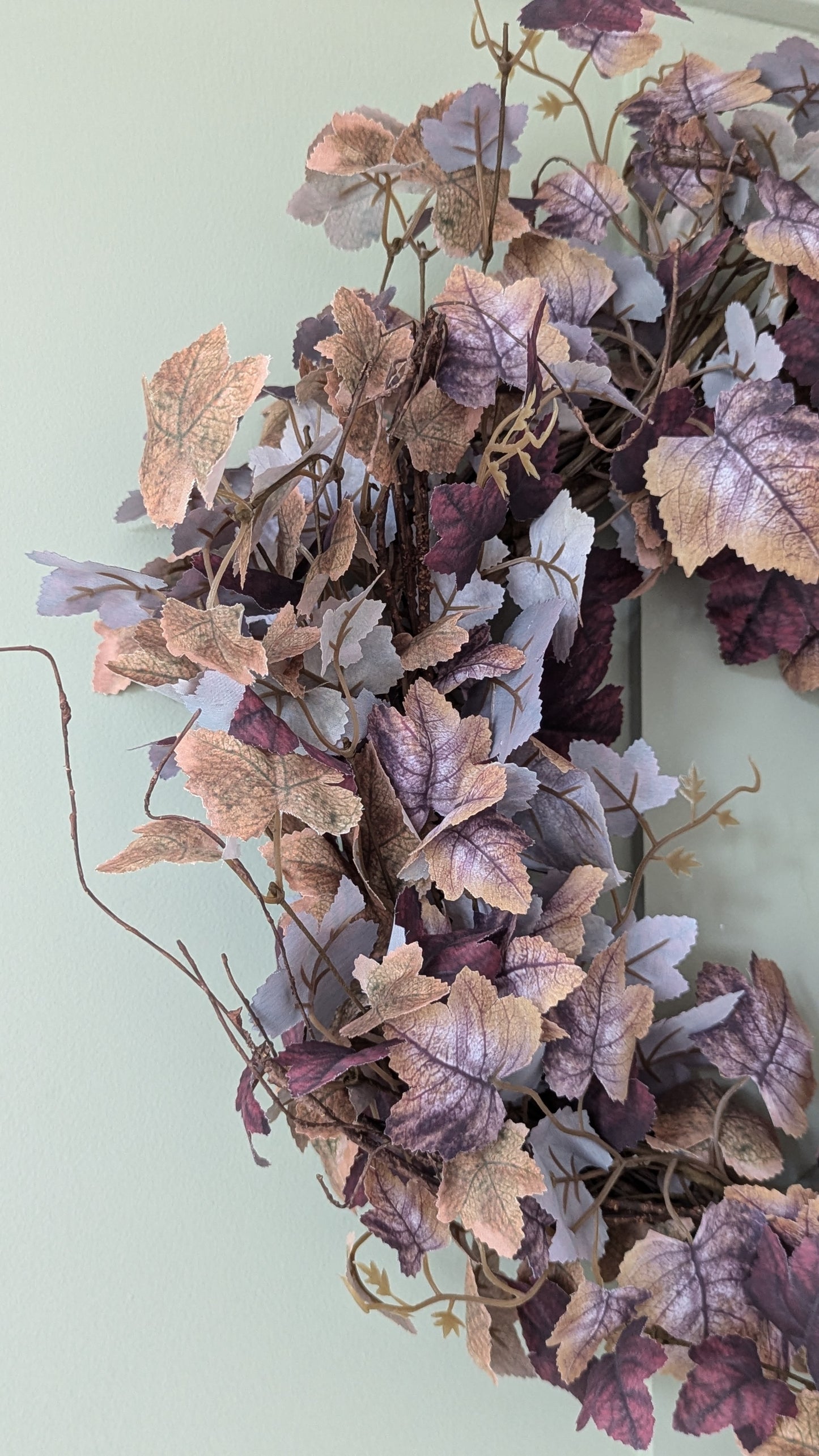 Burgundy Autumnal Wreath
