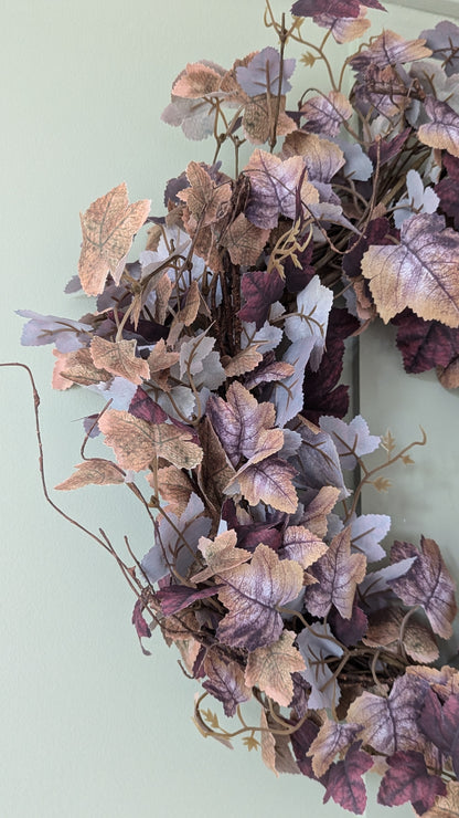 Burgundy Autumnal Wreath