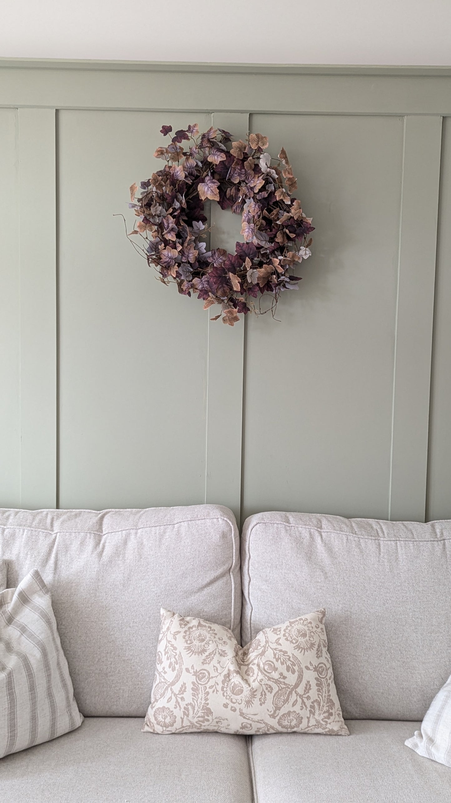 Burgundy Autumnal Wreath