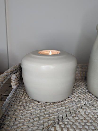 Stoneware Candle Holder