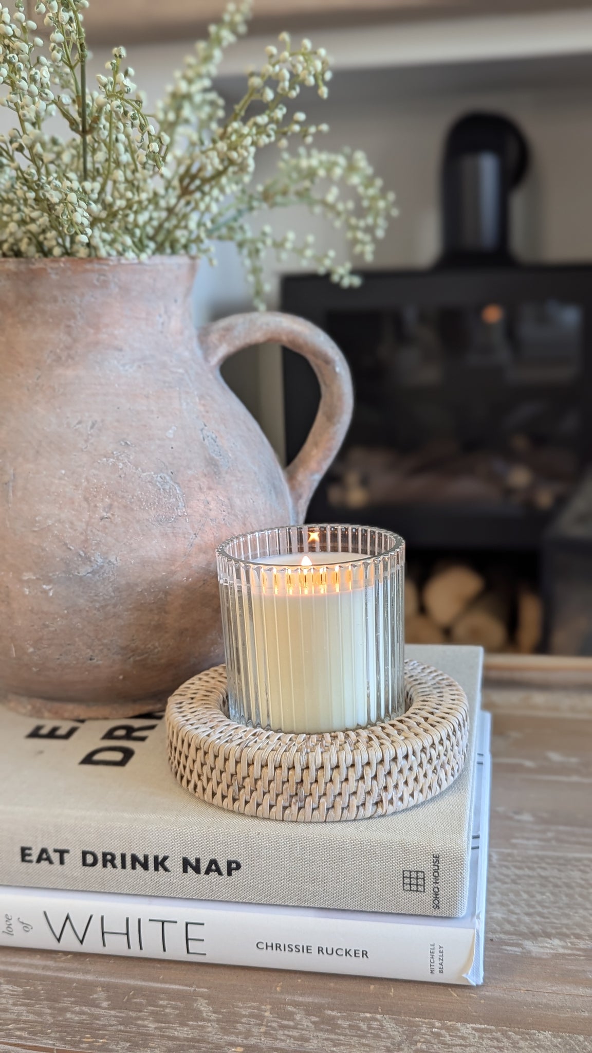 Rattan Candle Holder