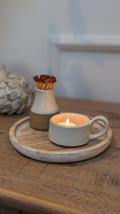 Stoneware Tealight Cup