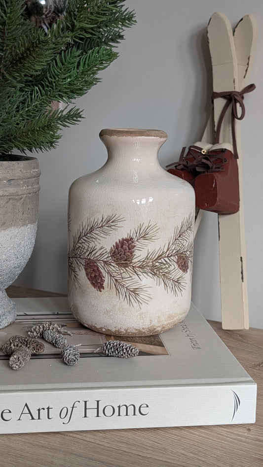 Fir Garland Bottle Vase