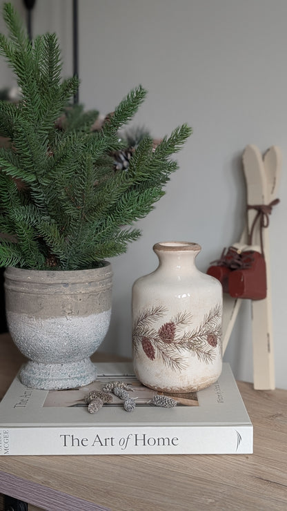 Fir Garland Bottle Vase