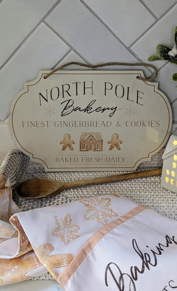 North Pole Bakery Sign