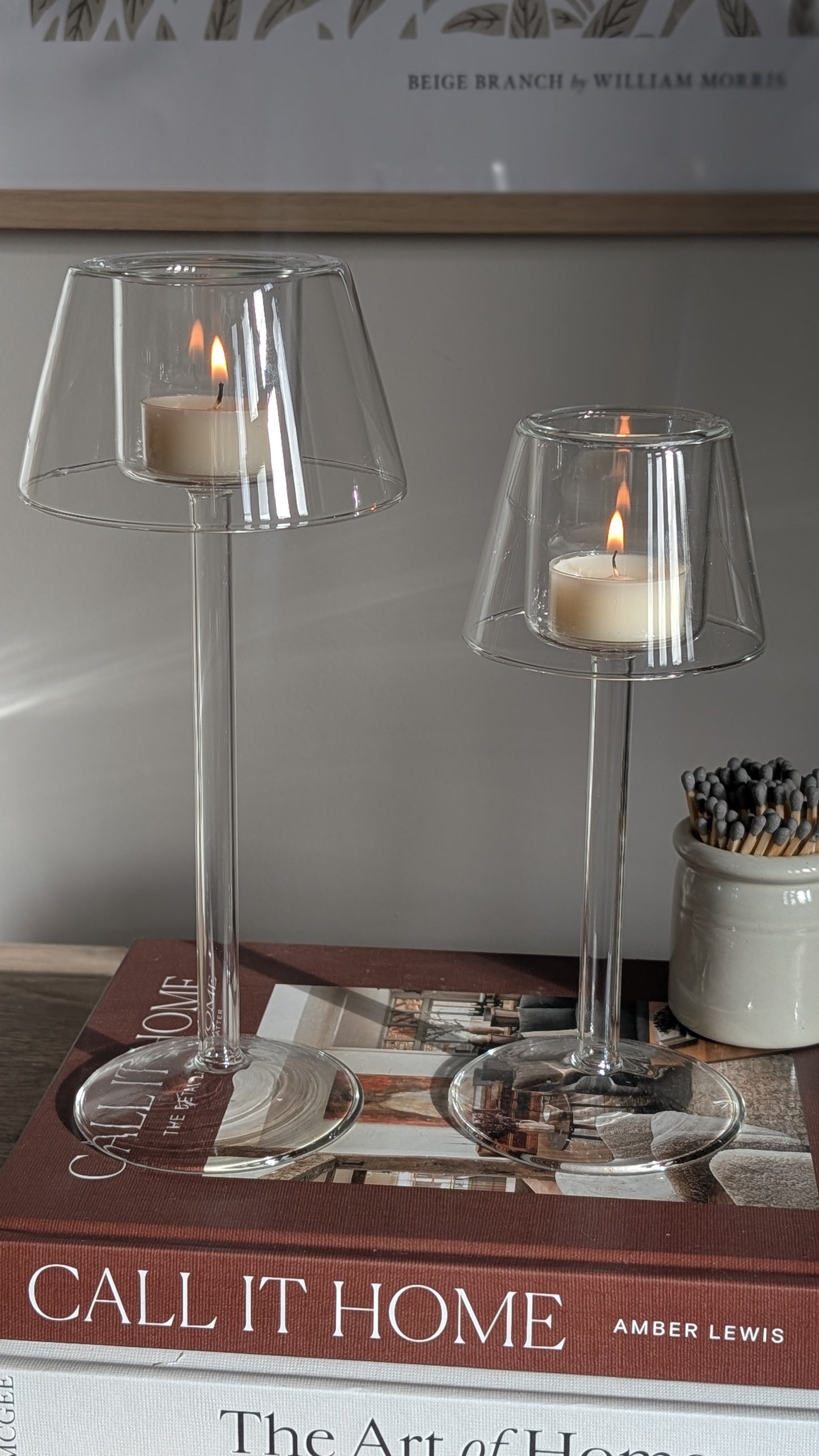 Glass Tealight Lanterns