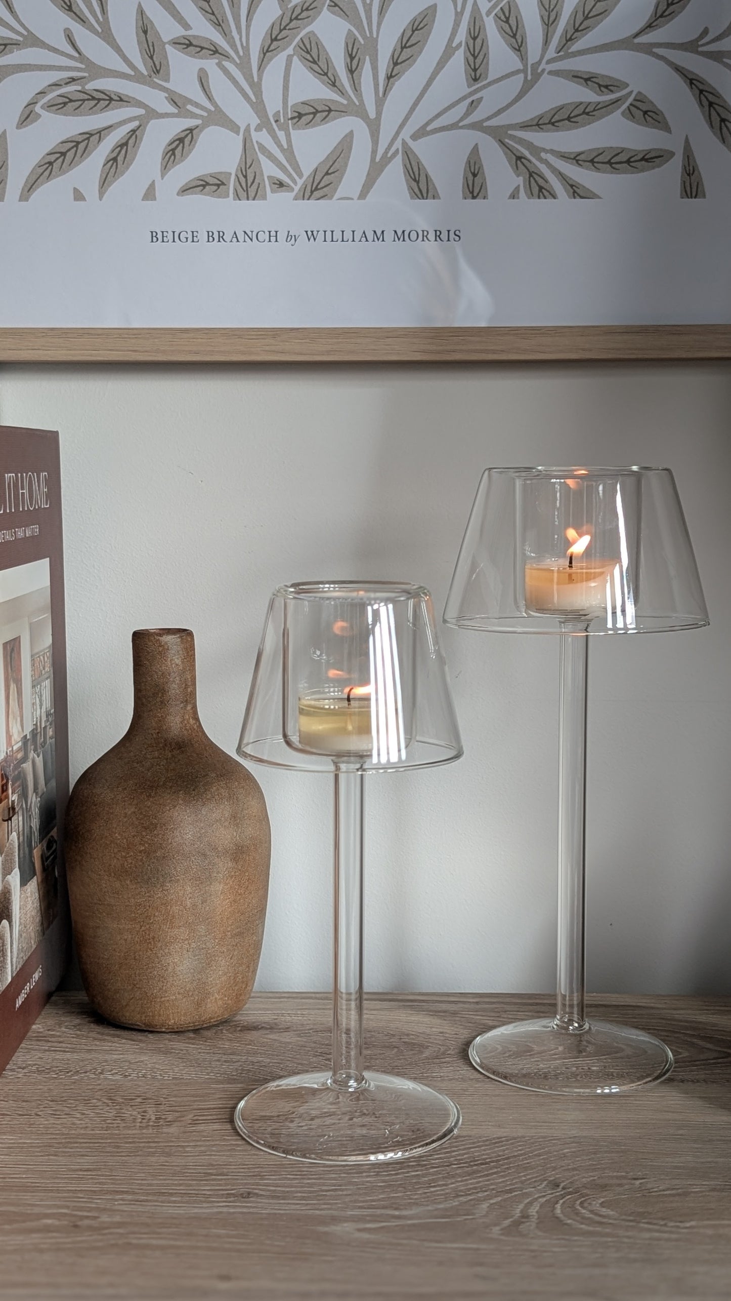 Glass Tealight Lanterns
