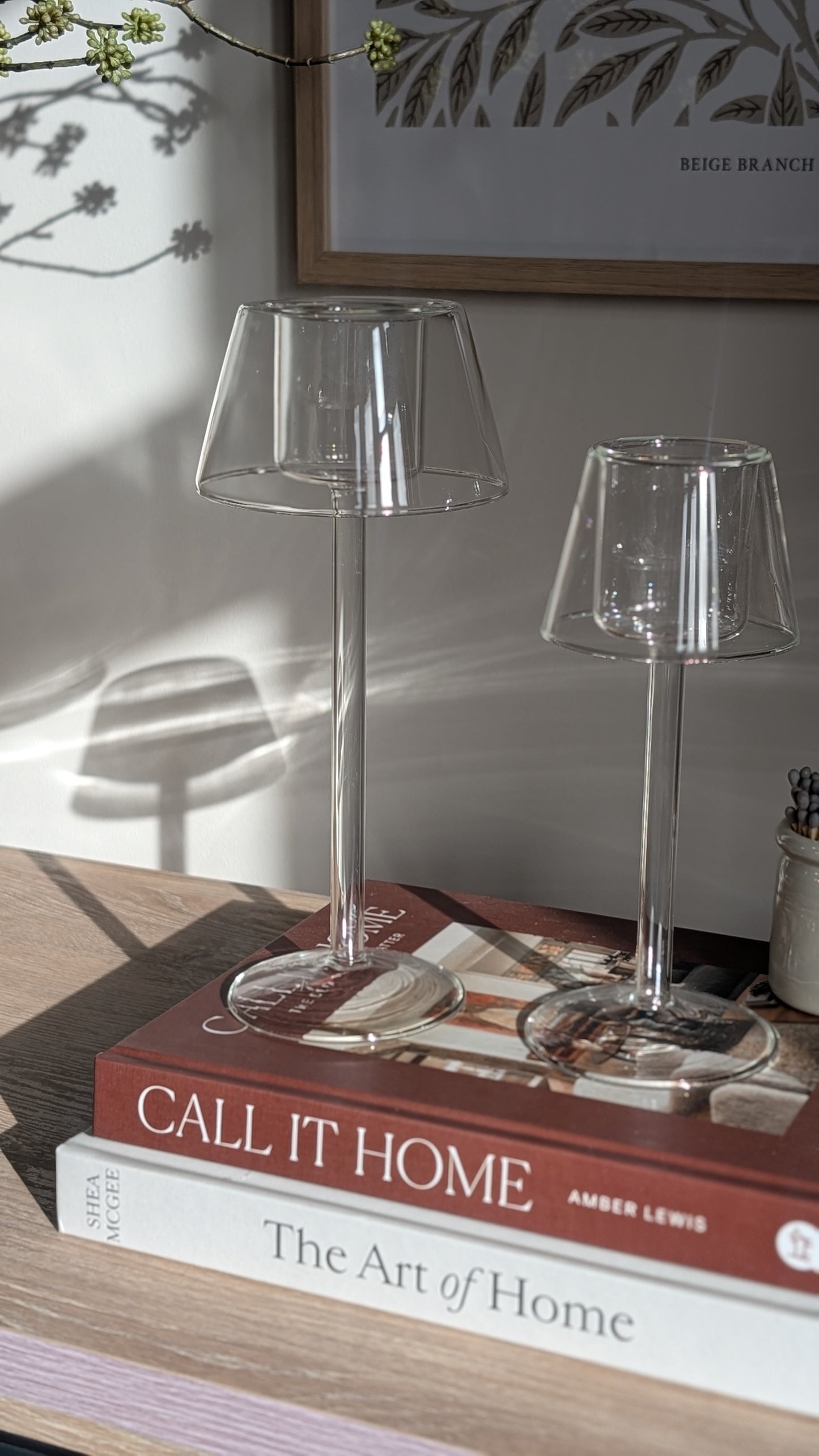 Glass Tealight Lanterns