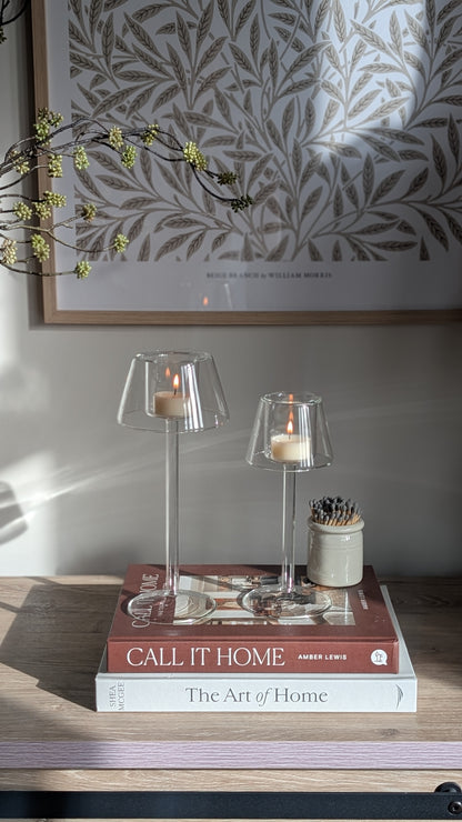 Glass Tealight Lanterns