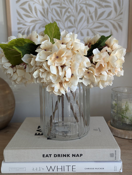 Ribbed Glass Vase