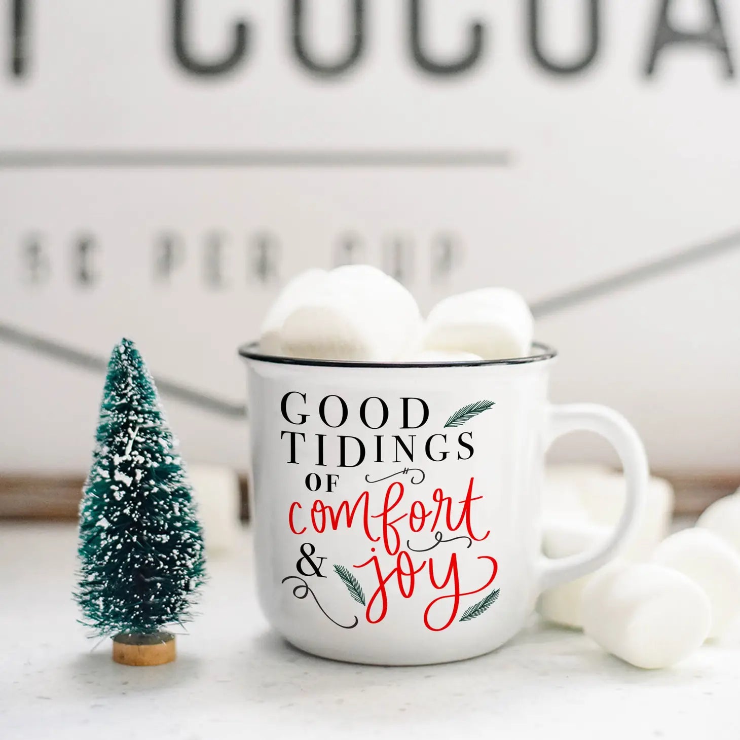 'Good Tidings' Ceramic Mug