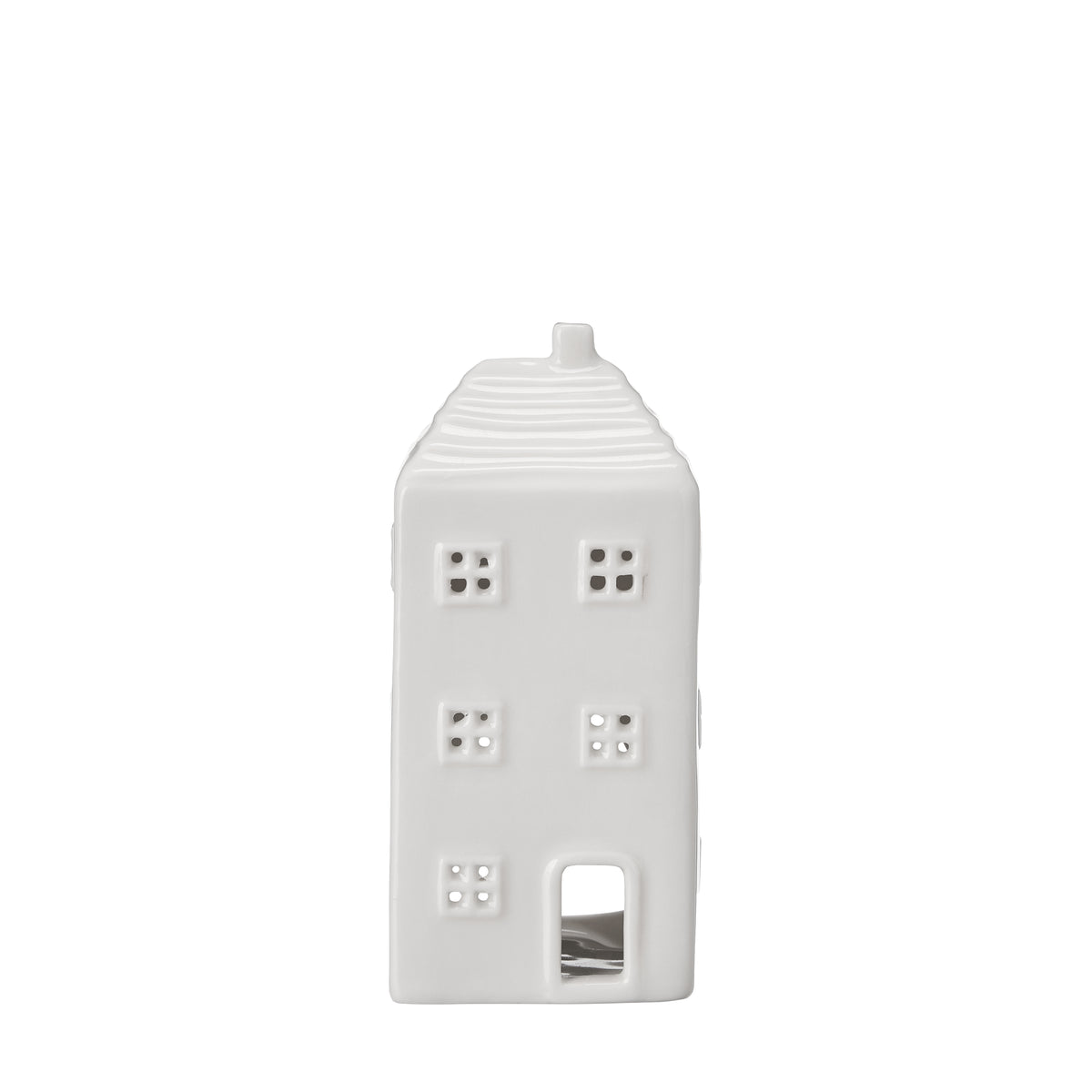 Set of 2 White LED Tealight Holders