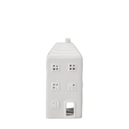 Set of 2 White LED Tealight Holders