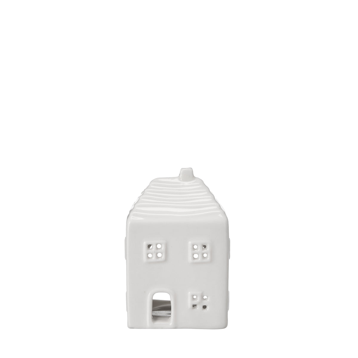 Set of 2 White LED Tealight Holders