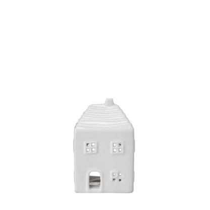 Set of 2 White LED Tealight Holders
